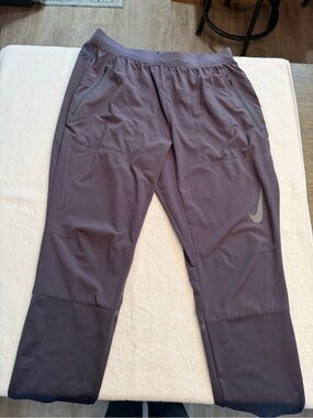 Nike Women’s Dark Purple Training Joggers with Reflective Swoosh
